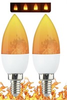 2PACK(3W)- LED FLAME EFFECT BULBS