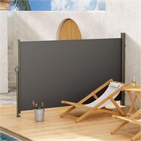 Outdoor Patio Folding Side Screen Awning