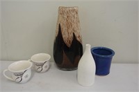 Vase and decor lot