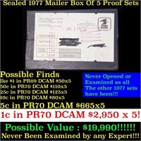 Original sealed box 5- 1977 United States Mint Pro