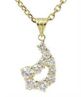 18k Gold 1.00 ct VVS Natural Diamond Necklace