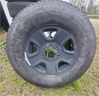8 Lug Dodge Spair Wheel and Tire 275/20/18