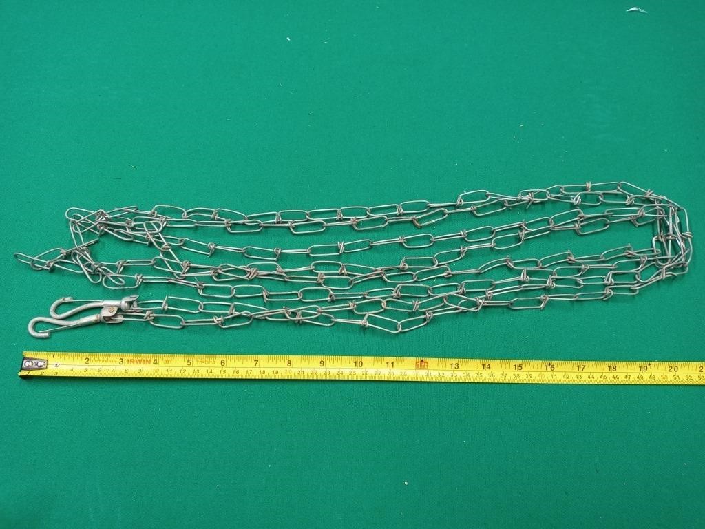 16 Foot  Light Double Snap Dog Chain