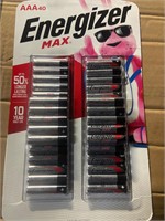$23 Energizer max aaa batteries 40ct new
