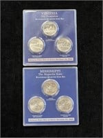 Mississippi & Virginia Statehood Quarter Sets