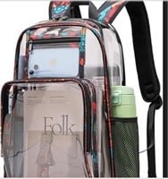 AUOBAG Clear Large Backpack PVC Approved