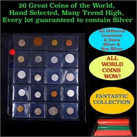 20 Great Coins of the World, hand selected, many t