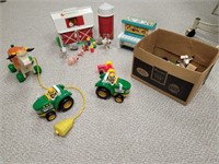 Fisher-PrIce Barn Set, Cow and Piano