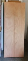 Inerior Wood Bifold Door 29 1/2x79