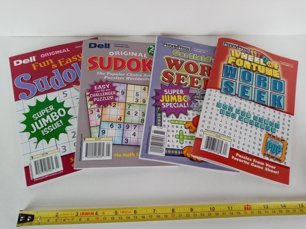Sudoku & Word Seek Puzzle Books