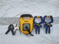 Dewalt 150 foot chalk line and 4 clamps