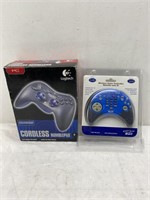Cordless rumblepad and wireless game controller