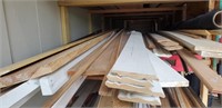 Rack of Wood Trim and Boards