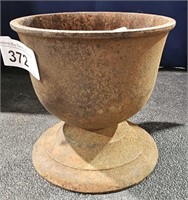 Rusty Metal Vase 5 1/2" Tall