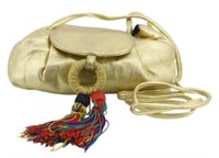 Loewe Gold Tassel Shoulder Bag