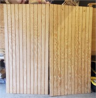 (2) 4x8 Sheets of Wood Paneling