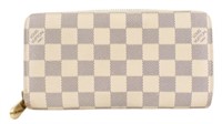 Louis Vuitton Damier Azur Long Zipper Wallet