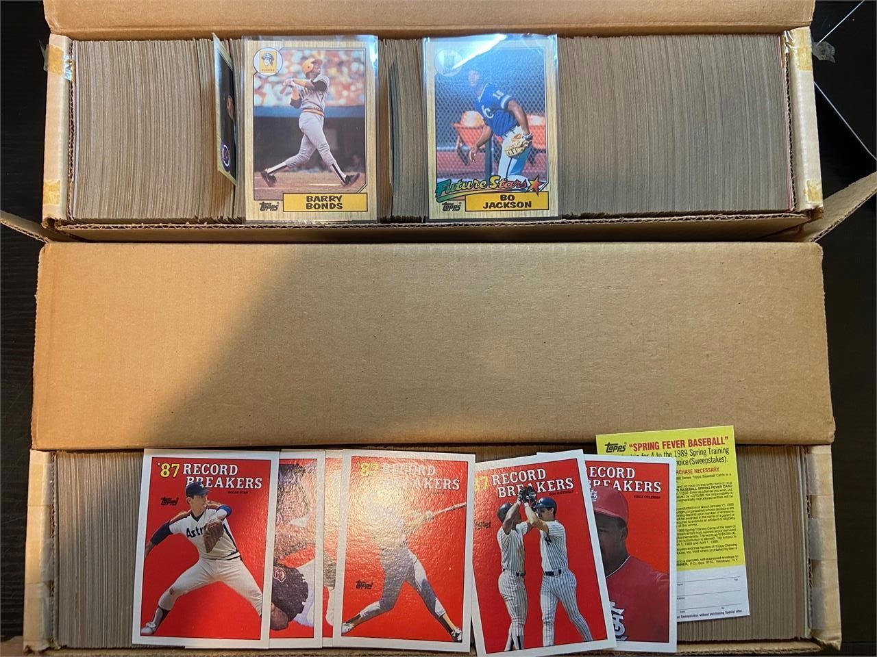 1987 and 88 Topps Set - Mint