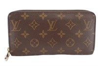Louis Vuitton Monogram Zip Long Wallet