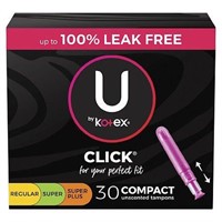 U by Kotex Click Compact Multipack Tampons  Regula