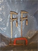 (2) Clamps 15 in. & (1) 10 in. C Clamp