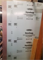 (3) 4x8 Sheets of Styrofoam Insulation
