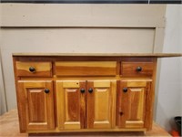 Wood Cabinet 57x24x31 Plywood Countertop