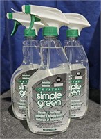 3 Bottles Clear Simple Green Cleaner & Degreaser