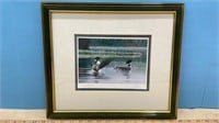 Framed signed print by Don Li-Leger - The Loon