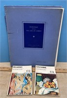 Picasso & Cezanne Colour Plate Books & 11