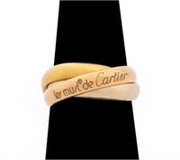 Cartier les Must de Cartier 18K Gold Trinity Ring