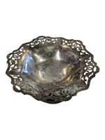 Small Pewter Plate, stamped