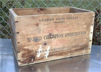 Western Super X wooden ammo box