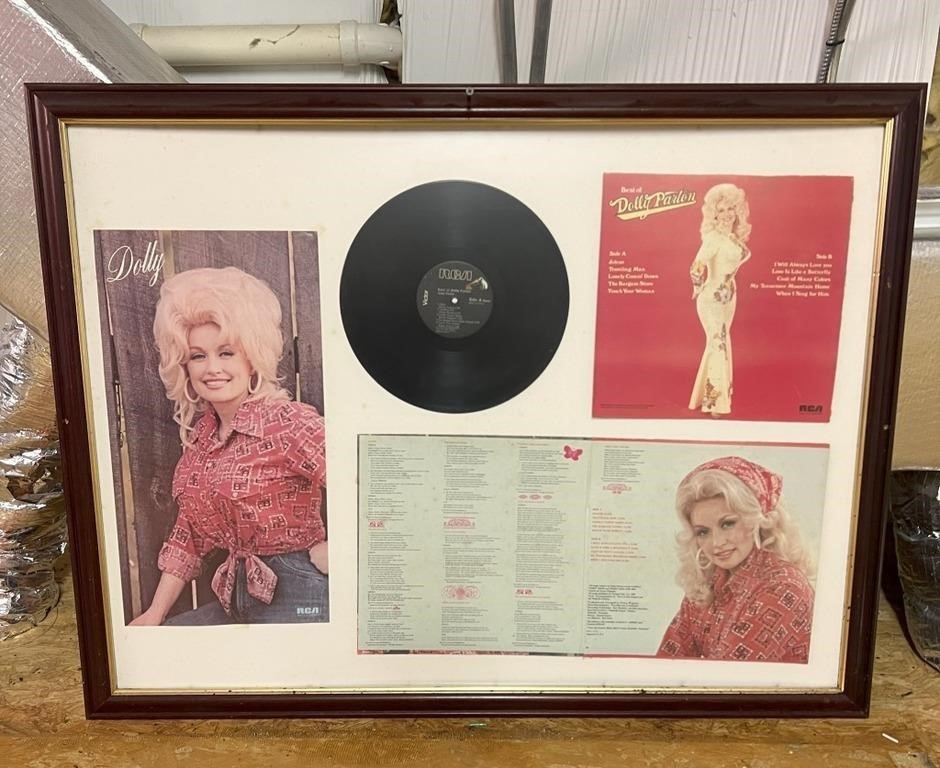 Dolly Parton Commemorative Framed Vinyl Record