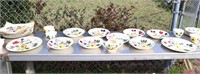Blue Ridge Pottery hand painted dishes