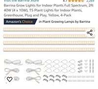 Barrina Grow Lights for Indoor Plants Full