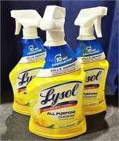 3 Bottles Lysol All Purpose Cleaner