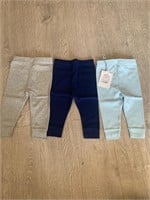 OEKO-TEX Standard 100 Kids 3 Pack Pants Size 3-6M