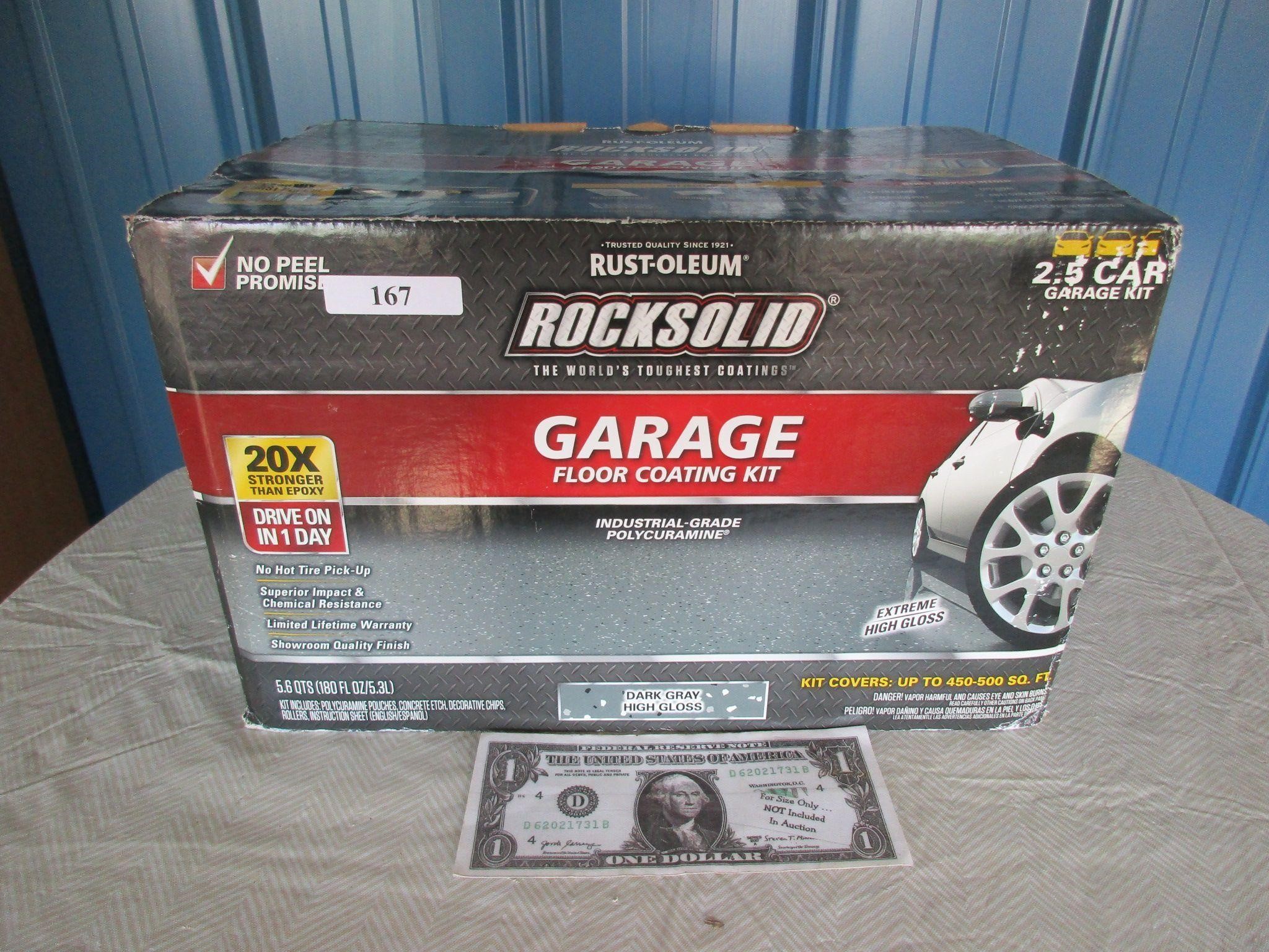 New garage floor coating kit - 2.5 Garage