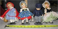 4 Vintage Madam Alexander Dolls
