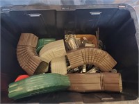 Tote of Guttering Supplies