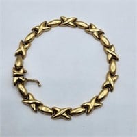 14k Gold Italian Bracelet (10.0g)