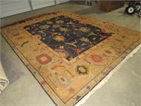 Hand Knotted Tibet Rug 8x9.5 ft