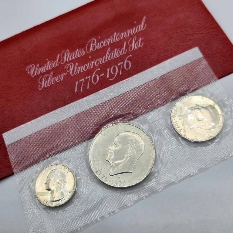 U.S. Silver Uncirculated Bicentennial Coin Set