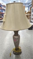 HEAVY Stone Base Electric Lamp (32"H)