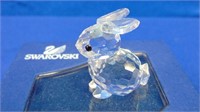 Swarovski Crystal " Sitting Rabbit " Miniature