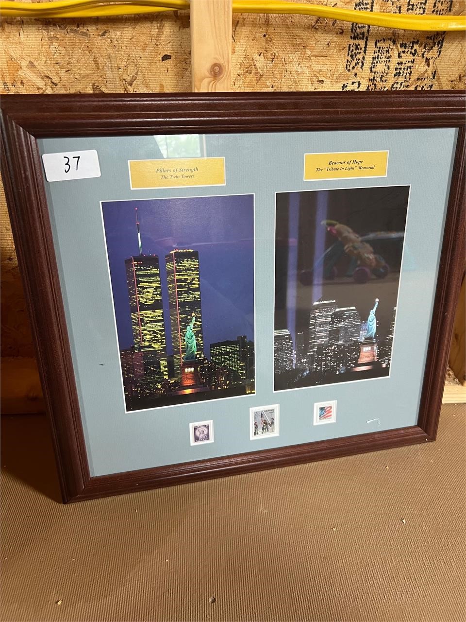 9/11 STAMPS AND COMMEMORATIVE PICTURES