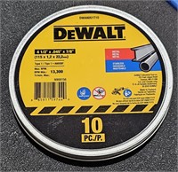 DeWalt 4 1/2" cutoff wheels