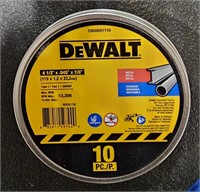 DeWalt 4 1/2" cutting wheels