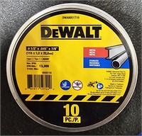 DeWalt 4 1/2" cutting wheels